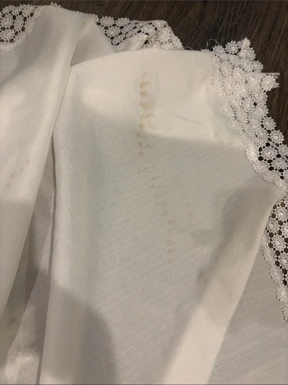 Free in any bundle lace Table cloth Cream Lace-Trim